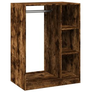 vidaXL Garde-robe ch&ecirc;ne fum&eacute; 77x48x102 cm bois d'ing&eacute;nierie