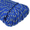 vidaXL Corde de bateau Bleu 5 mm 250 m Polypropyl&egrave;ne