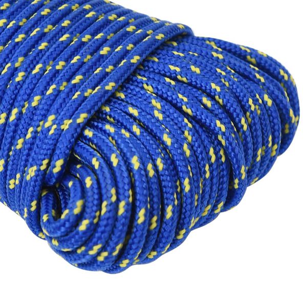 vidaXL Corde de bateau Bleu 5 mm 250 m Polypropyl&egrave;ne