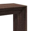 vidaXL Table de bar chêne marron 102x50x103,5 cm bois d'ingénierie