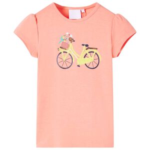 T-shirt pour enfants corail n&eacute;on 104