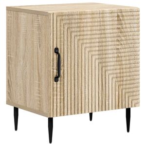 vidaXL Cabinet de chevet Ch&ecirc;ne Sonoma 43 x 34,5 x 50 cm