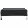 vidaXL Housse de Table Uni Noir 62 x 62 x 15 cm tissu