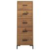vidaXL Commode 42x35x110 cm Bois de pin massif