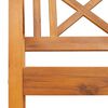 vidaXL Banc de jardin Marron 150 x 56 x 90 cm Bois d'acacia massif