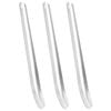 vidaXL Grattoirs &agrave; sueur de cheval 3 pcs argent&eacute; aluminium