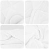 vidaXL Couette avec oreiller 3 pcs Blanc Microfibre