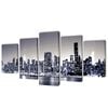 vidaXL Set de toiles murales imprim&eacute;es Horizon de New York monochrome