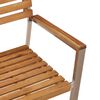 vidaXL Chaise de jardin 8 pcs Huile Naturelle Bois d'Acacia Massif