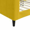 vidaXL Lit de repos sans matelas jaune 100x200 cm velours