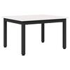 vidaXL Table basse Blanc 60 x 50 x 36 cm Bois de pin massif