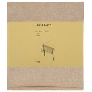 vidaXL Tissu de Table 5 pc Rectangulaire Beige 140 x 140 cm
