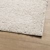vidaXL Tapis shaggy PAMPLONA poils longs moderne cr&egrave;me 80x250 cm