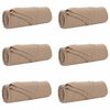 vidaXL Couvertures &agrave; jeter 6 pcs Camel 210 x 140 cm Toison