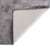 vidaXL Tapis lavable 160x230 cm gris