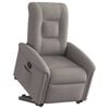 vidaXL Fauteuil inclinable taupe tissu