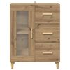 vidaXL Buffet Ch&ecirc;ne artisanal 69,5 x 34 x 90 cm Bois d'ing&eacute;nierie