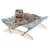 Pets Collection Lit pour chat avec base en MDF 43x43x17 cm