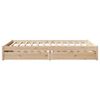 vidaXL Cadre de lit sans matelas 140x190 cm bois de pin massif
