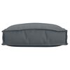 vidaXL Coussin 2 pcs Anthracite 40 x 40 x 8 cm Tissu Oxford