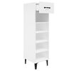 vidaXL Armoire &agrave; chaussures blanc 30x35x105 cm bois d'ing&eacute;nierie