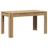 vidaXL Table à manger chêne artisanal 140x74,5x76 cm bois d'ingénierie
