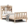 vidaXL Lit biblioth&egrave;que sans matelas 90x200 cm bois de pin massif