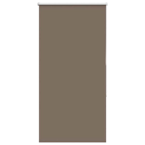 vidaXL Store enrouleur occultant caf&eacute; 80x130cm largeur du tissu 75,7cm