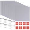 vidaXL Carreaux de miroir sans cadre 8 pcs 20,5 cm