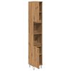 vidaXL Armoire de salle de bain ch&ecirc;ne artisanal 30x30x190 cm