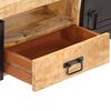 vidaXL Meuble TV 140x30x40 cm Bois de manguier brut