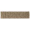 vidaXL Tapis de surface Naturel et noir 60 x 250 cm Jute