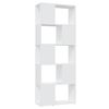 vidaXL Biblioth&egrave;que S&eacute;parateur de pi&egrave;ce Blanc 60x24x155 cm
