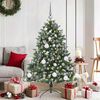 vidaXL Sapin de No&euml;l artificiel Vert 120 cm PVC, plastique et acier