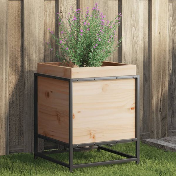 vidaXL Jardini&egrave;re 40x40x50 cm bois de pin massif