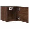vidaXL Meubles TV muraux 2 pcs Ch&ecirc;ne marron 30,5x30x30 cm