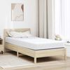 vidaXL Matelas Blanc et Bleu 120 x 200 cm Tissu jacquard