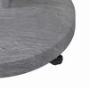 vidaXL Pied de parasol Aspect Bois Gris Foncé 48 x 48 x 32 cm