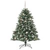 vidaXL Sapin de No&euml;l artificiel Vert 150 cm PVC, plastique et acier