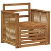 vidaXL Sofa de milieu ext&eacute;rieur Naturel