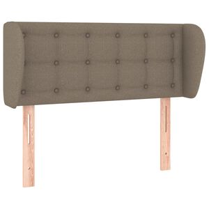 vidaXL T&ecirc;te de lit avec oreilles Taupe 83x23x78/88 cm Tissu