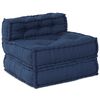 vidaXL Canapé modulaire 4 pcs Indigo tissu