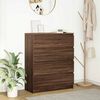 vidaXL Buffet chêne marron 80x35x99 cm bois d'ingénierie