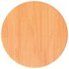 vidaXL Dessus de table rond cire marron &Oslash;40x2,5 cm bois de pin massif