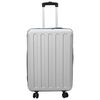 vidaXL Valise avec verrouillage Argent 43 x 27 x 66 cm Plastic ABS