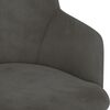 vidaXL Chaises pivotantes &agrave; manger lot de 2 Gris fonc&eacute; Velours