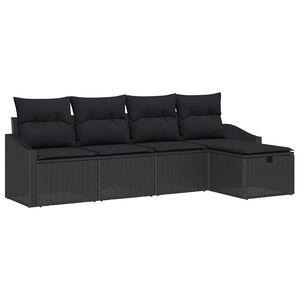 vidaXL Ensemble de Canap&eacute;s avec coussin 6 pcs polyrotin