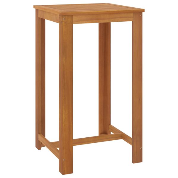 vidaXL Ensemble de bar de jardin avec coussins 3 pcs Noir