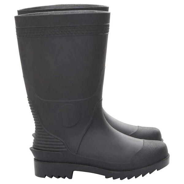 vidaXL Bottes de pluie noir taille 39 PVC