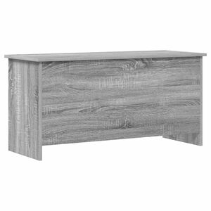 vidaXL Coffre de rangement avec stockage Sonoma gris 100 x 40 x 50 cm